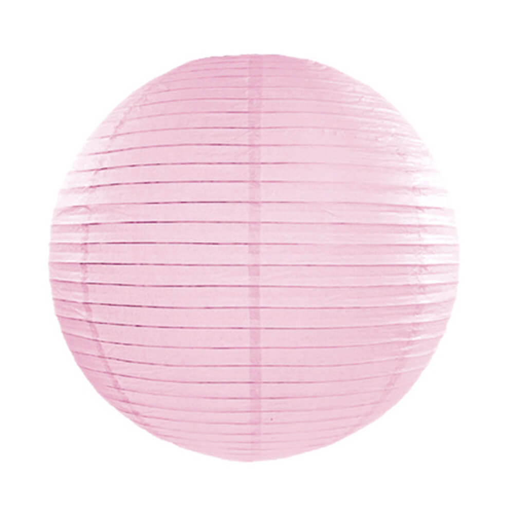 Papierlaterne, rosa, 35 cm