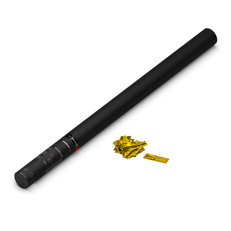 Magic FX Handbetriebene Konfettikanone 80 cm - Metallic