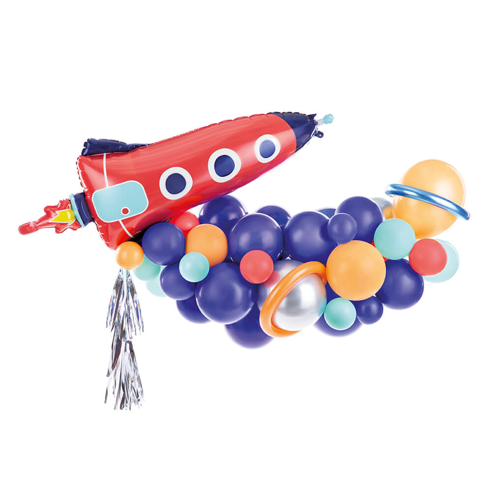 Ballongirlande - Raketen, Mix, 154x130cm