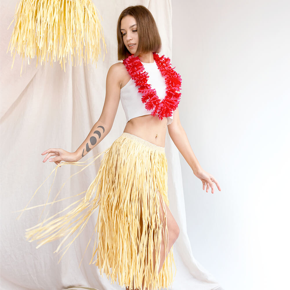 Hawaiirock Raffia, Strohfarben