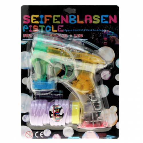 LED Seifenblasenpistole inkl. Lauge