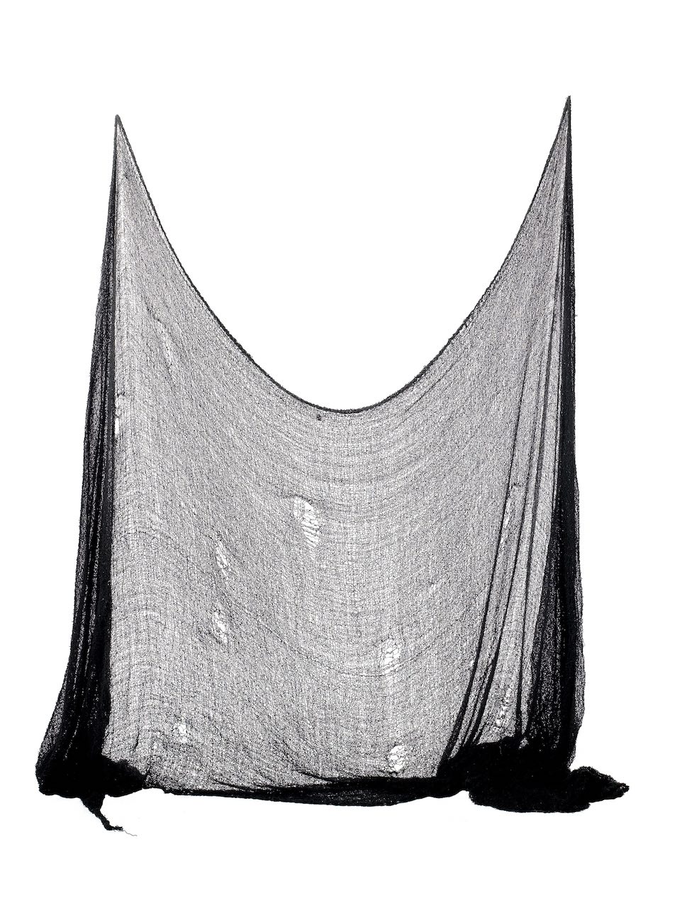 Fetzentuch schwarz 75 x 300 cm