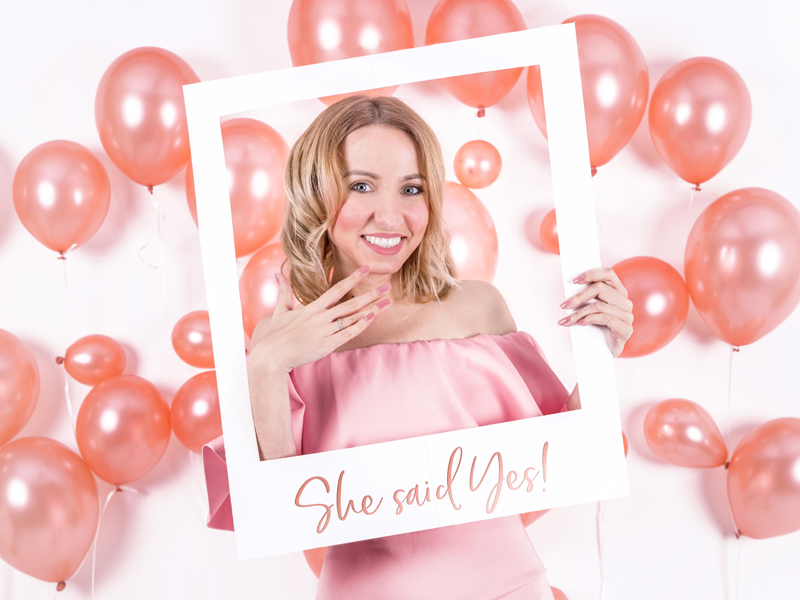 Fotorahmen, She said yes!, 50 x 59,5 cm