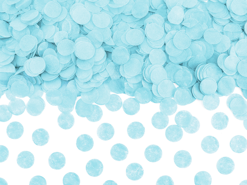 Streukonfetti, Himmelblau, 15g