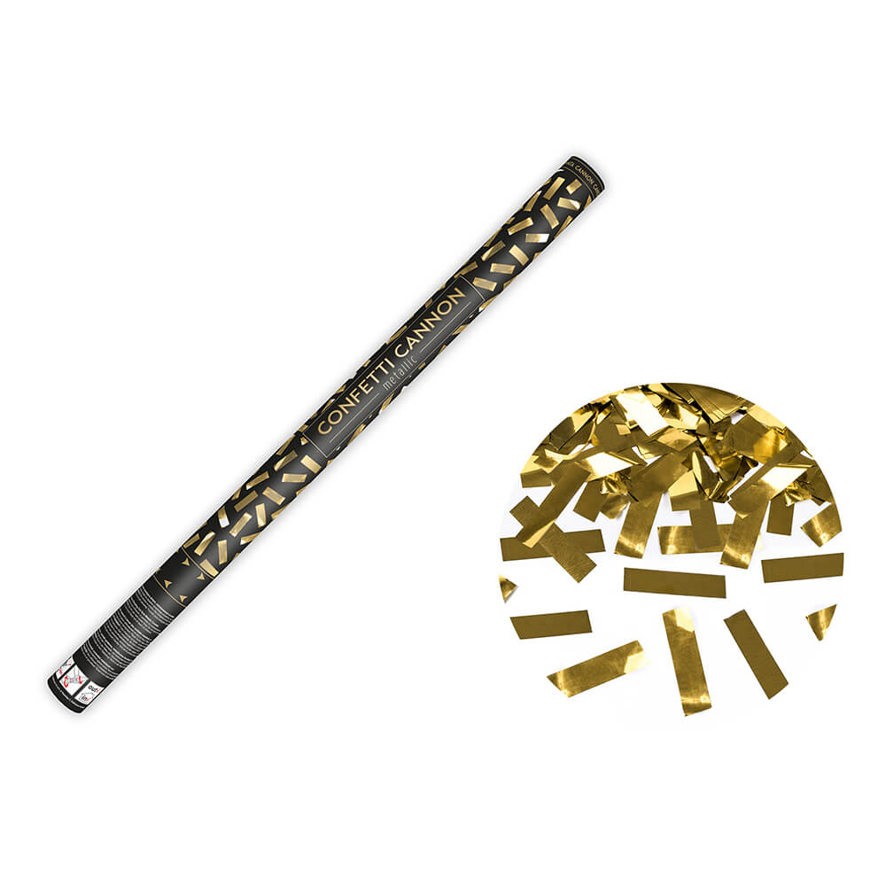 Party Popper Goldmetallic Konfetti 80cm