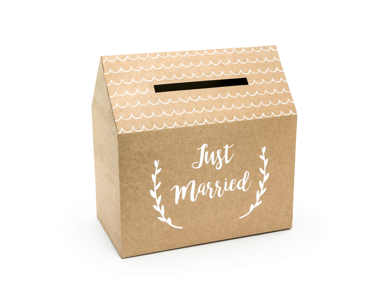 Geschenkkartenbox - Just Married, 30x30,5x16,5cm