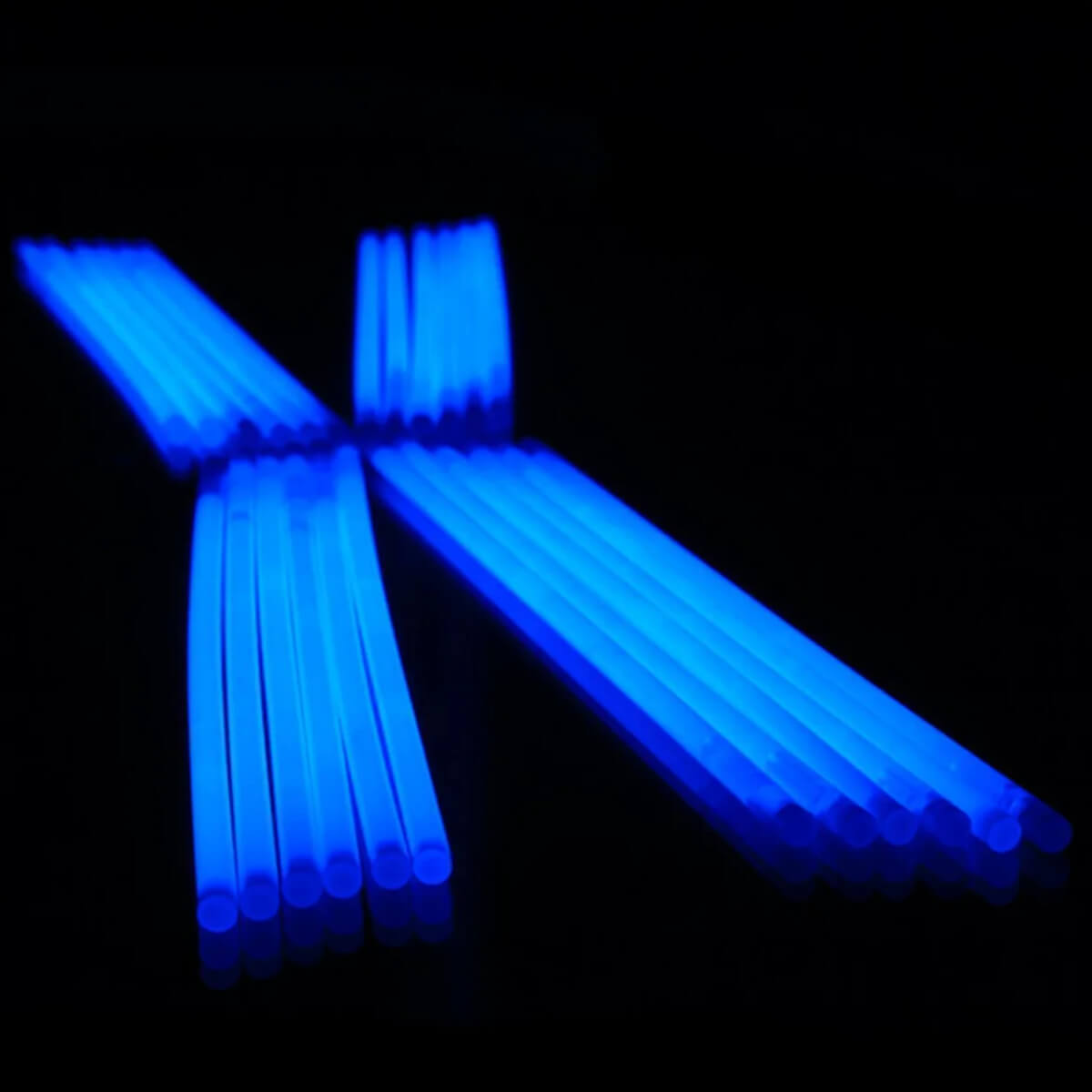 Knicklichter 100er Pack -mit 100 Verbindern, Blau