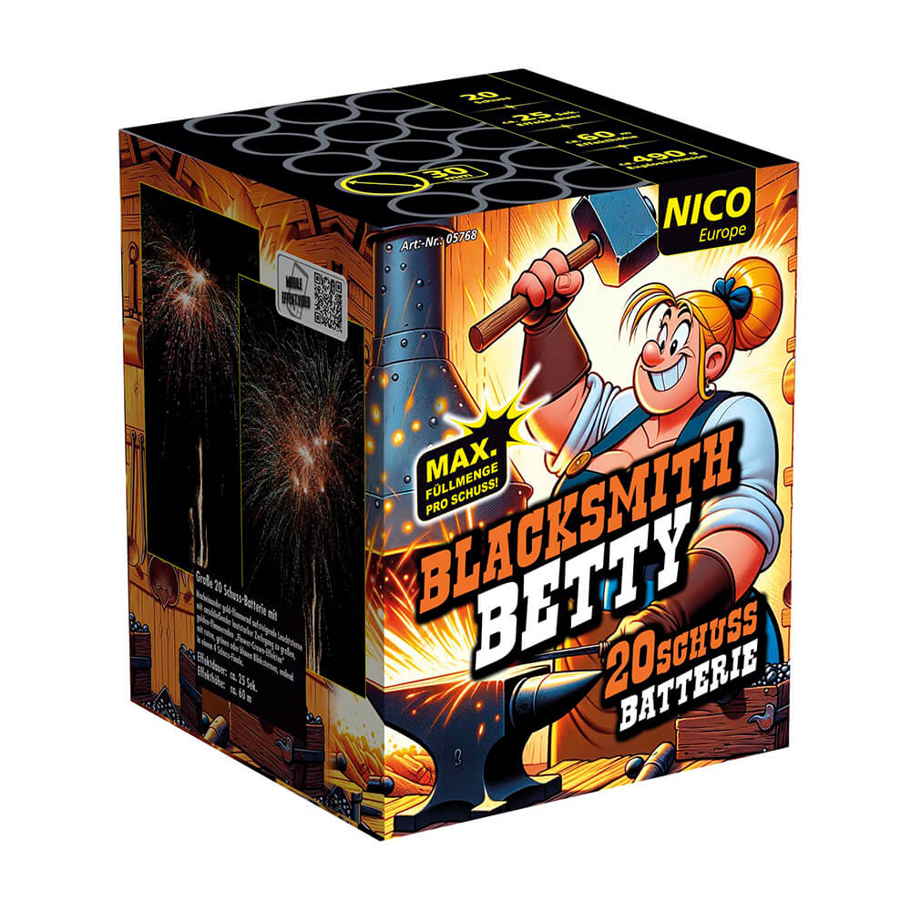 Blacksmith Betty, 20 Schuss