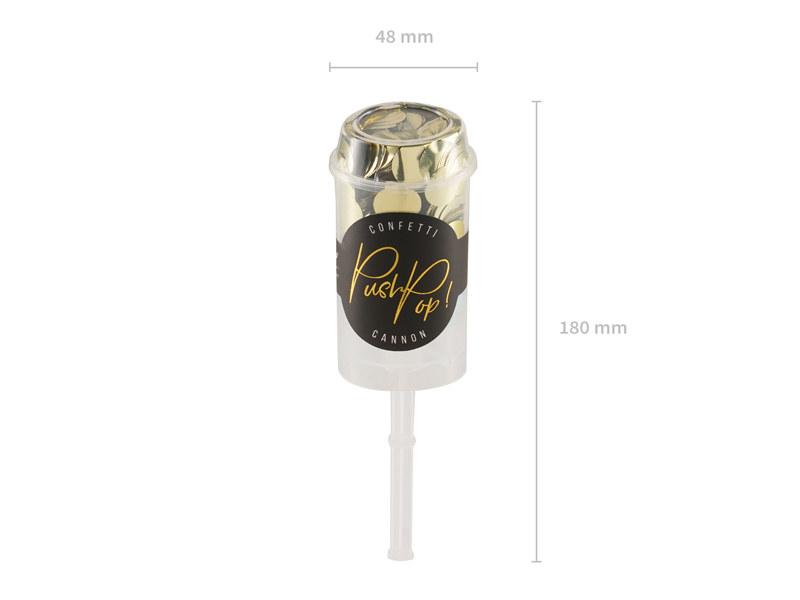 Push-Pop Konfetti, Gold