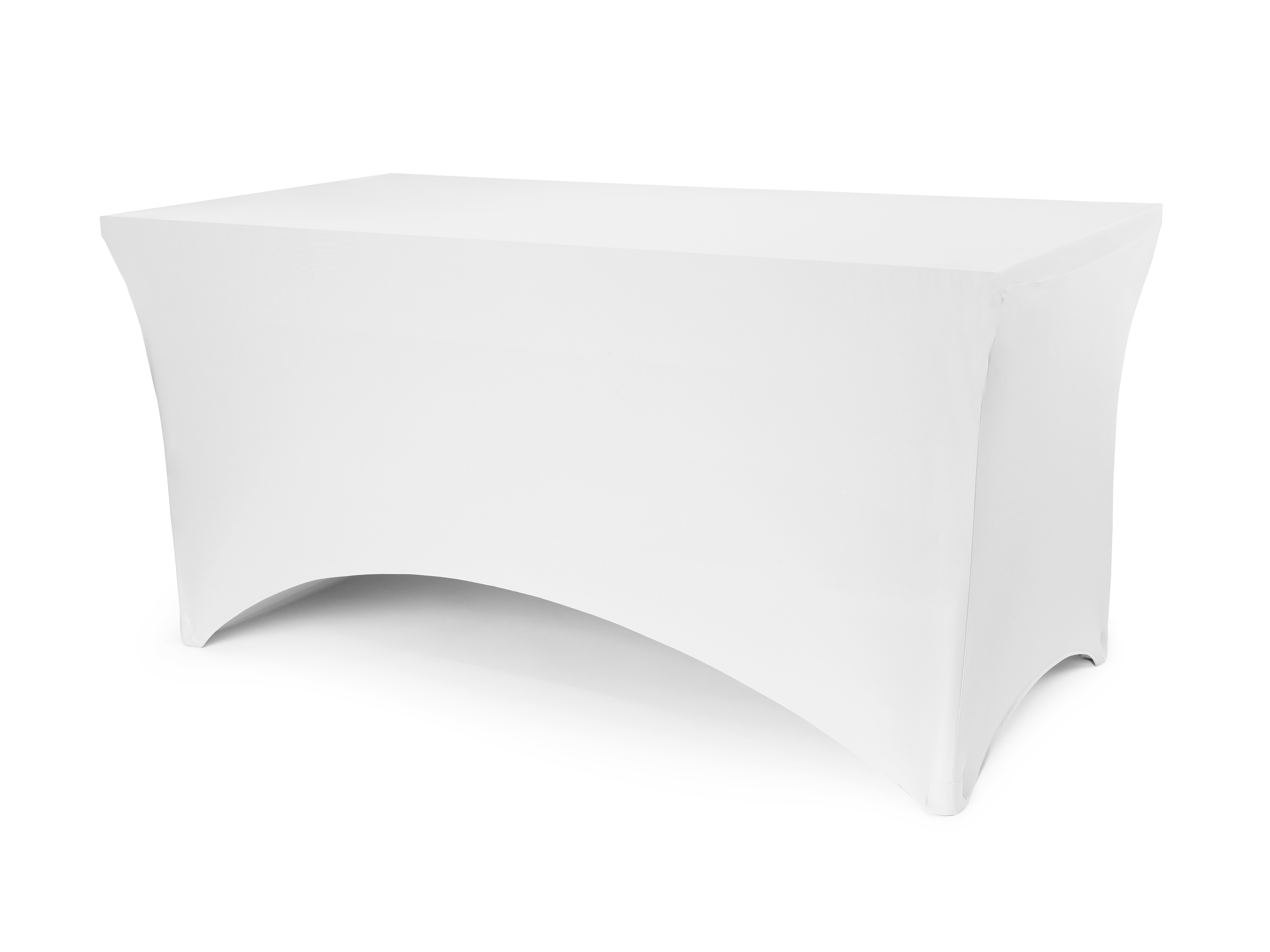Bankett-Tischbezug, 183 x 76 x 74 cm, weiß
