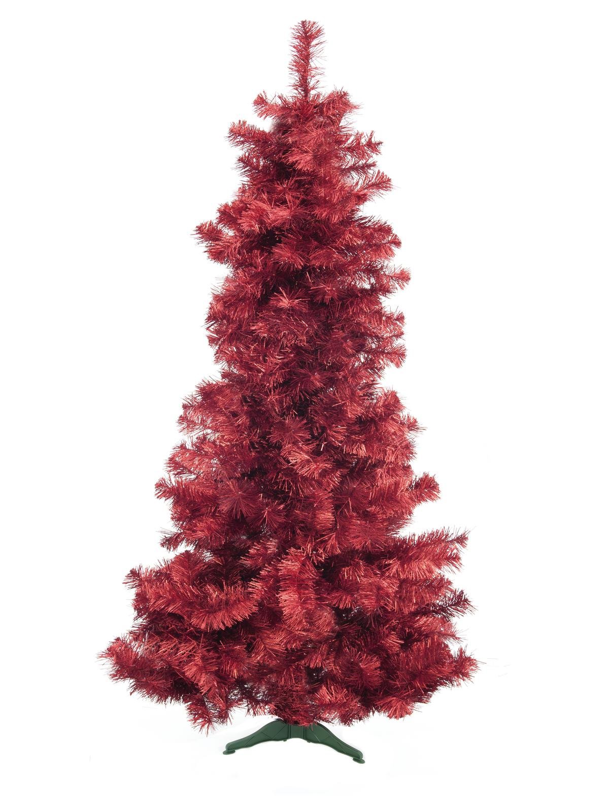 Tannenbaum, rot-metallic, 210cm