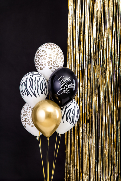 Luftballon Zebra 30cm, 50 Stk.