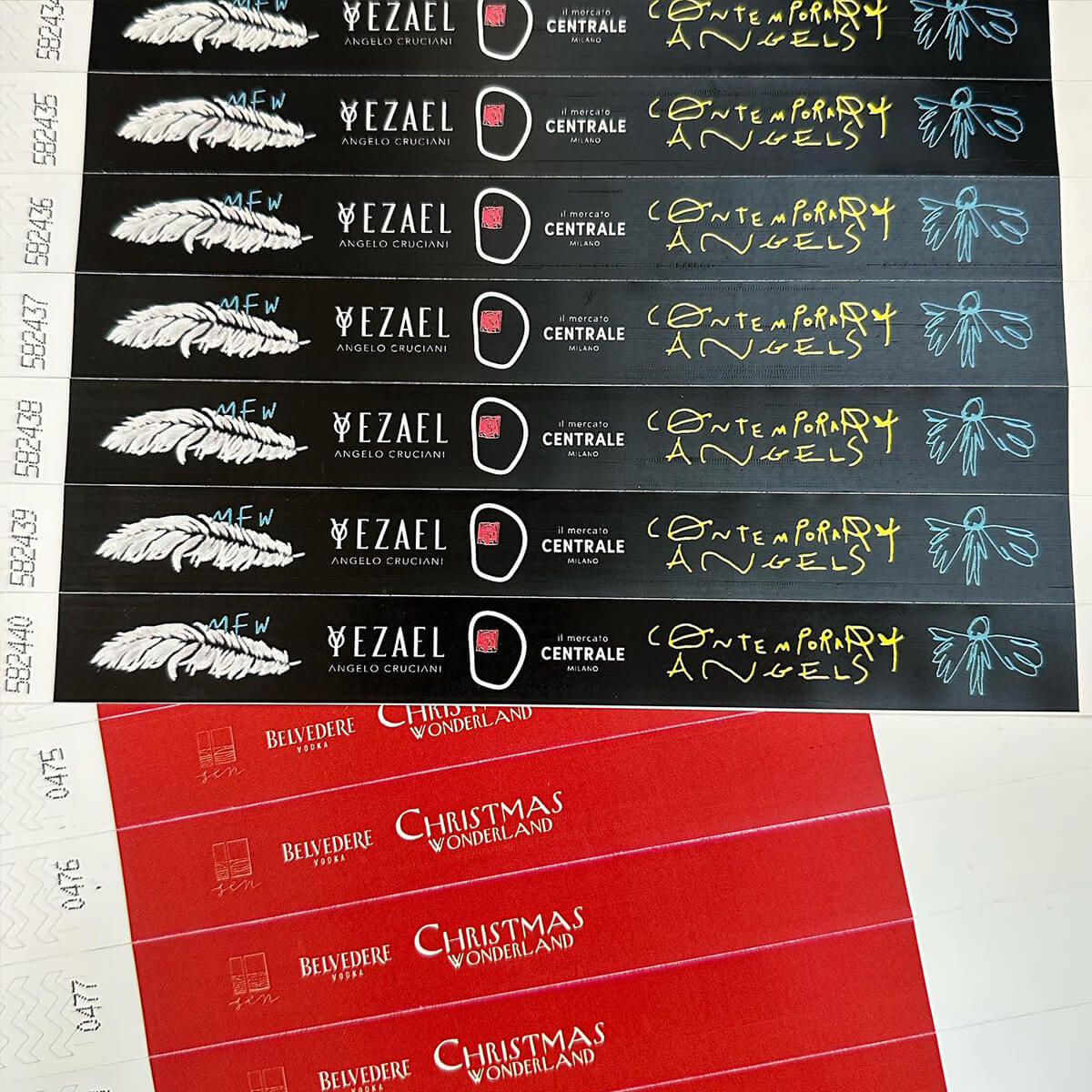 Einlassbänder PremiumX - Vollflächig bedruckbar, 100er Pack