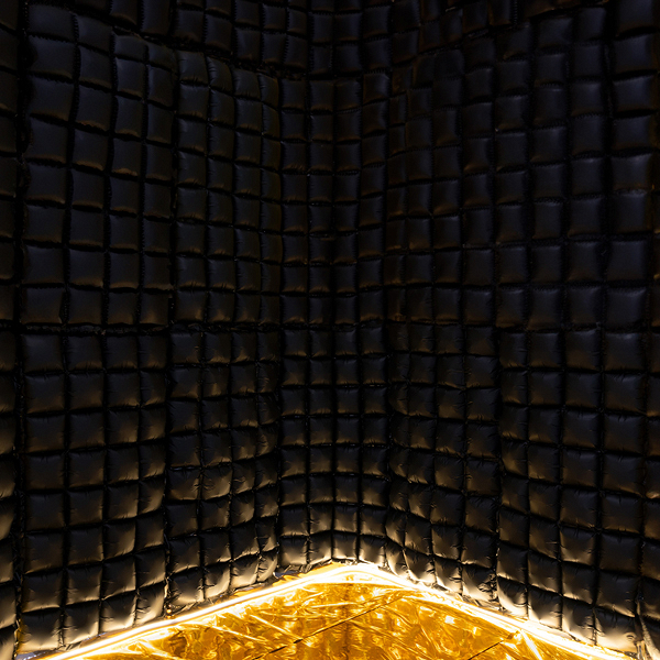 Folienballon Vorhang 72 x 143cm - Schwarz