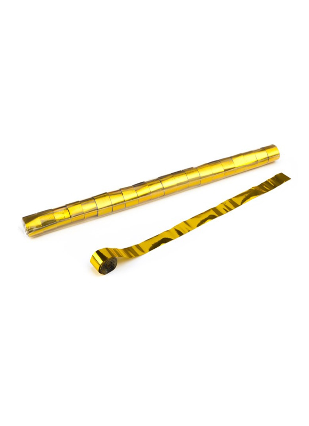 Streamer 10 m x 2,5 cm - Metallic Gold - 20er Bag