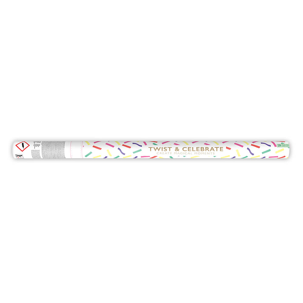 Party Popper Paper multicolour Konfetti 80cm