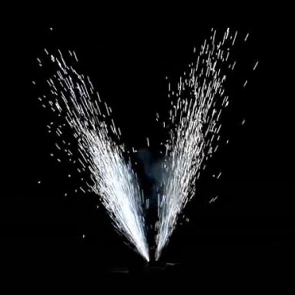Bühnenfontäne (Jet), silber, 0,5s, 10m, 20er Schtl.