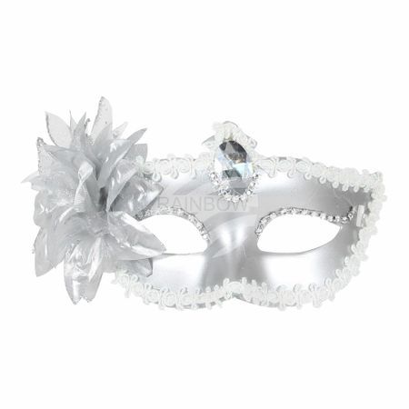 Venezianische Karnevalsmaske - Silber
