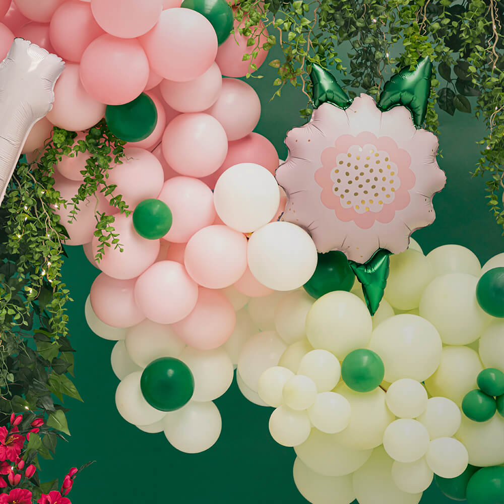 Folienballon Blume, 70x62 cm, mix