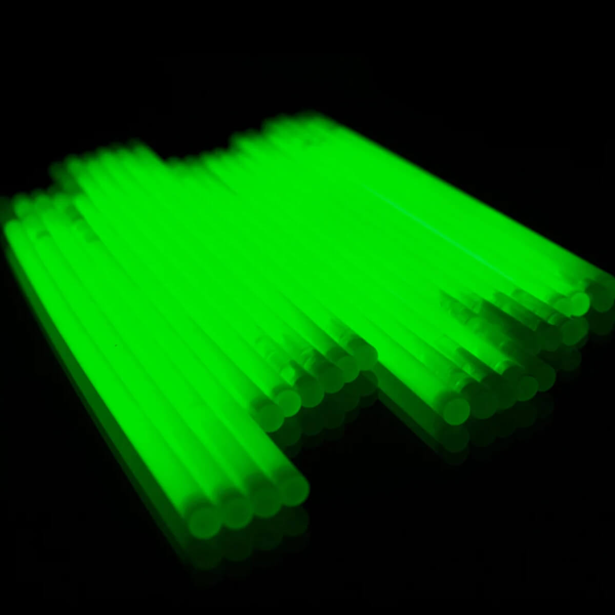 Knicklichter 100er Pack -mit 100 Verbindern, Grün