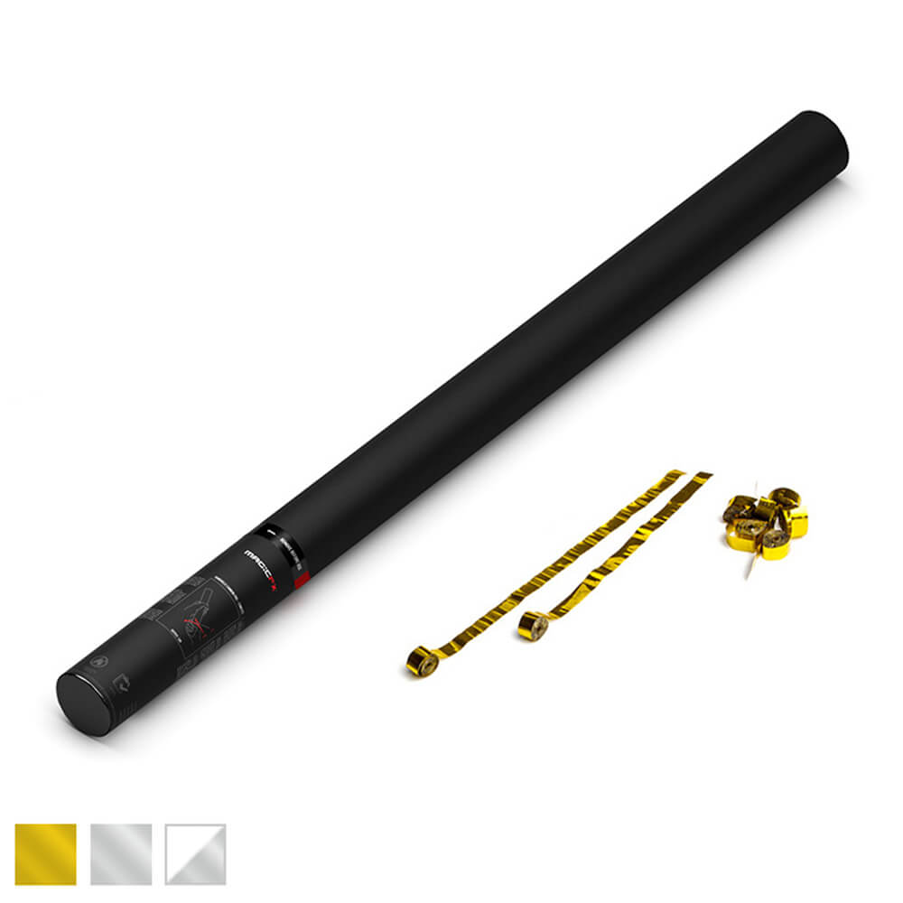 Magic FX Handbetriebene Streamerkanone 80 cm - Metallic