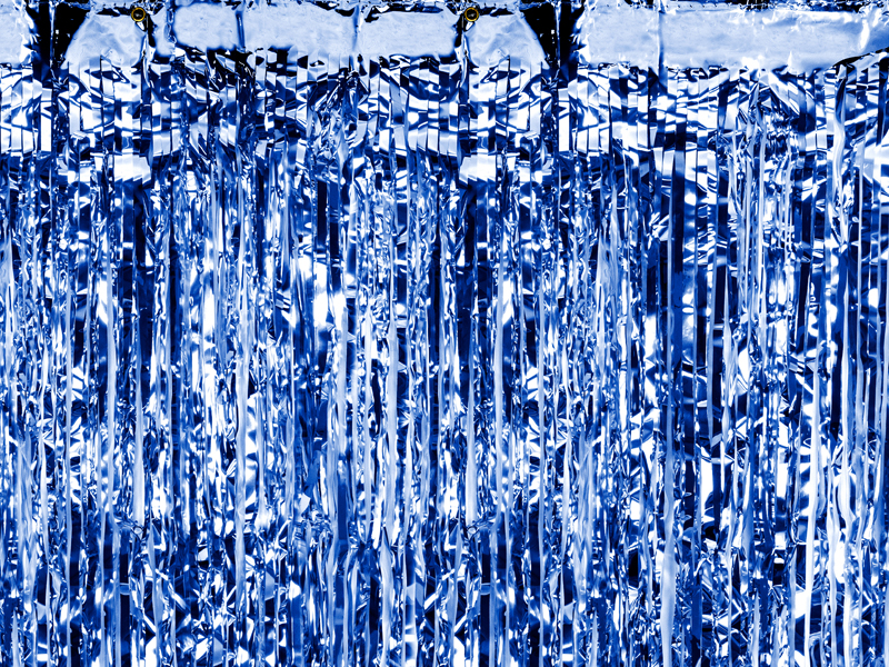 Partyvorhang blau, 90x250cm