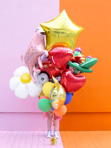 Folienballon Kirsche Rot, 88cm
