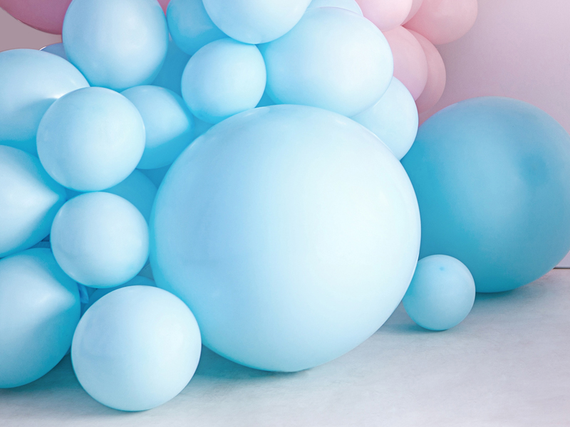 XL Ballon Hellblau, 60 cm