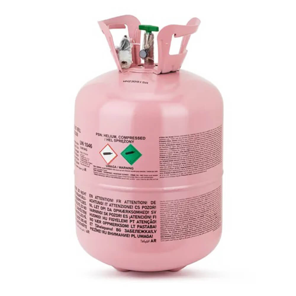 Helium Ballongas Einwegflasche für ca. 50 Ballons