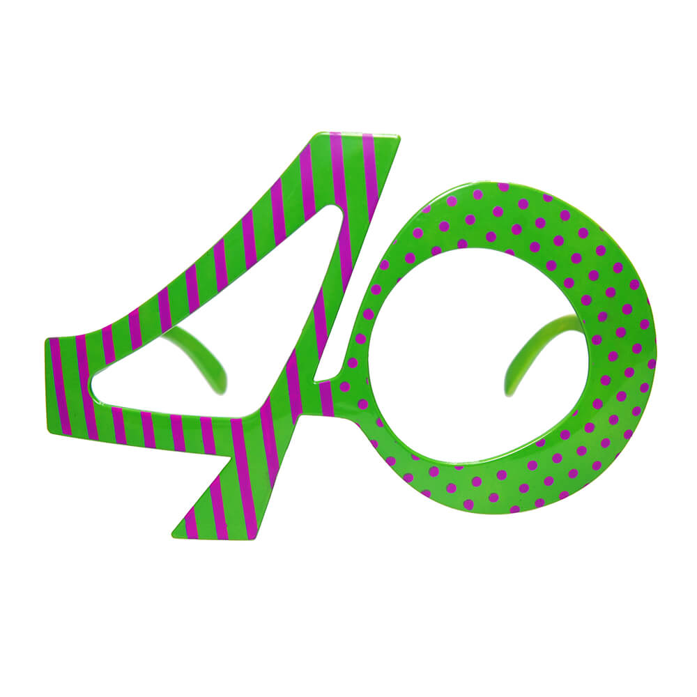 Brille 40, grün