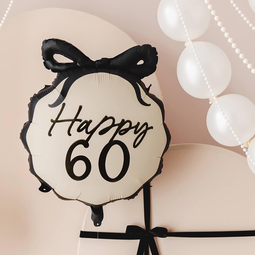 Folienballon Happy 60, 45 cm