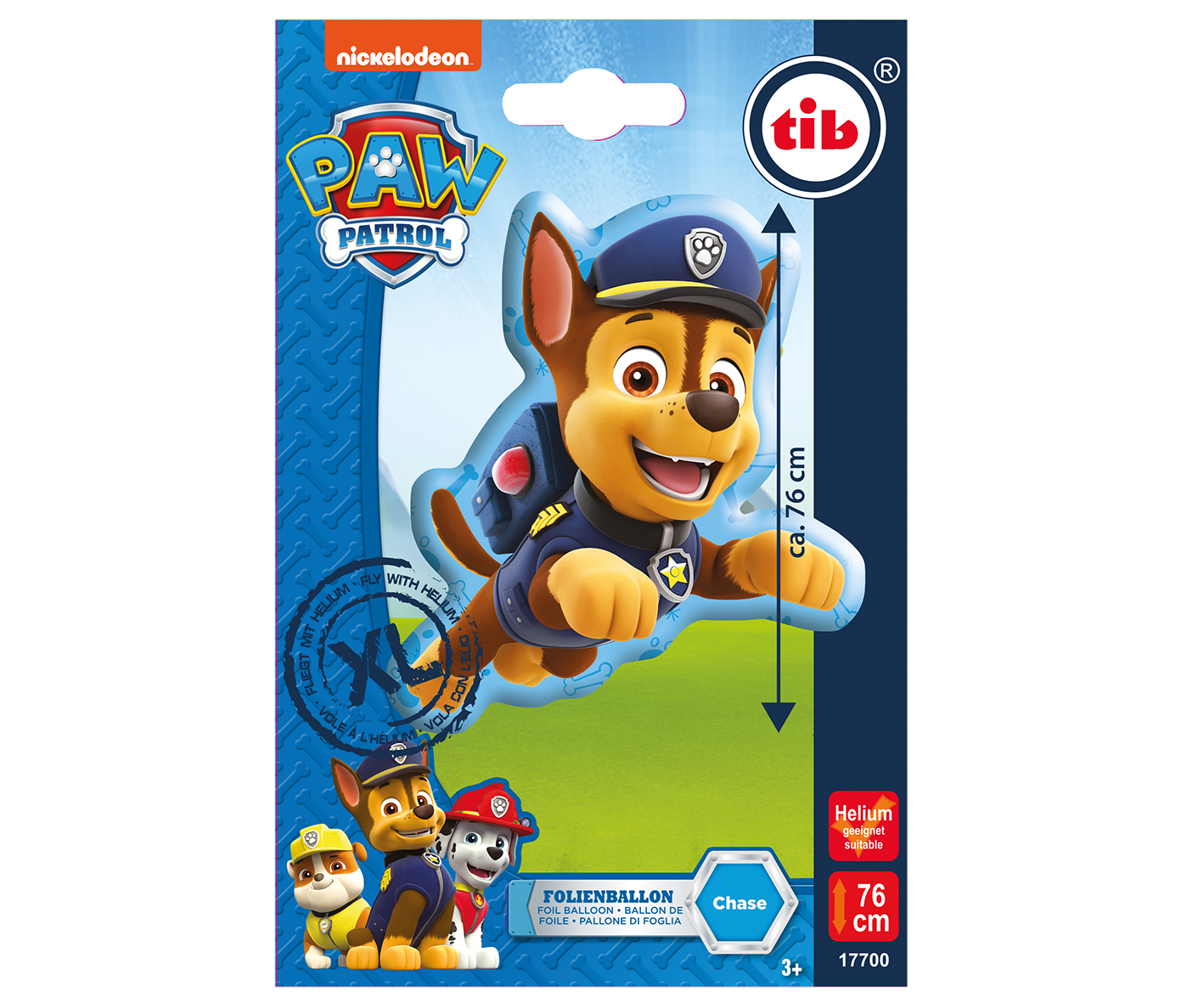 Paw Patrol Chase Folienballon 79 cm