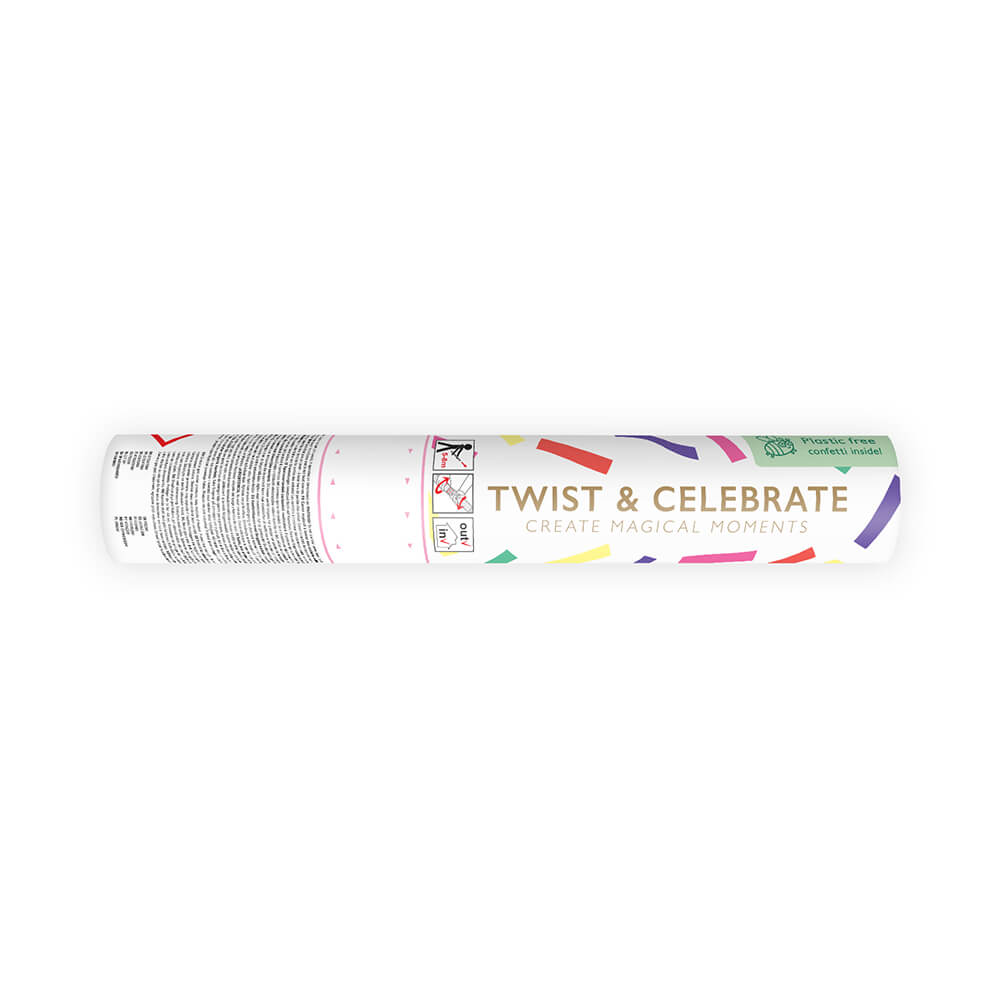 Party Popper Paper multicolour Konfetti 20cm