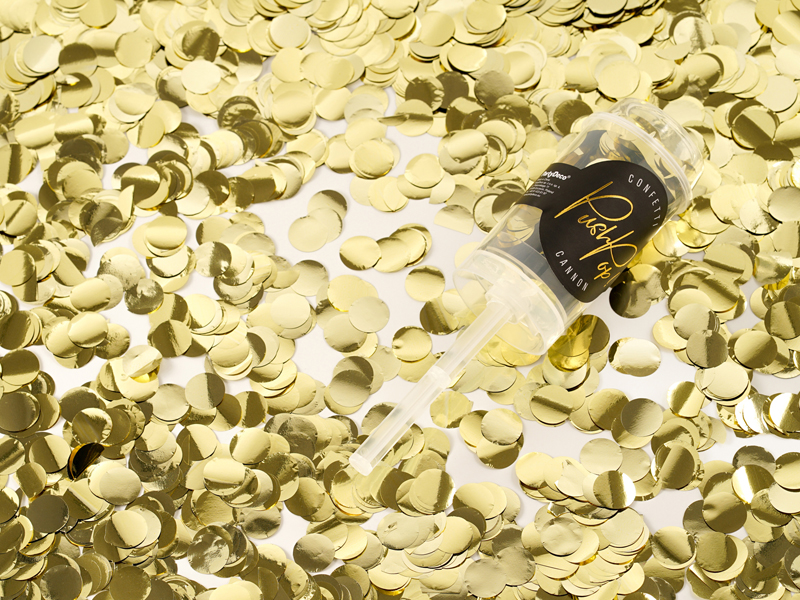 Push-Pop Konfetti, Gold