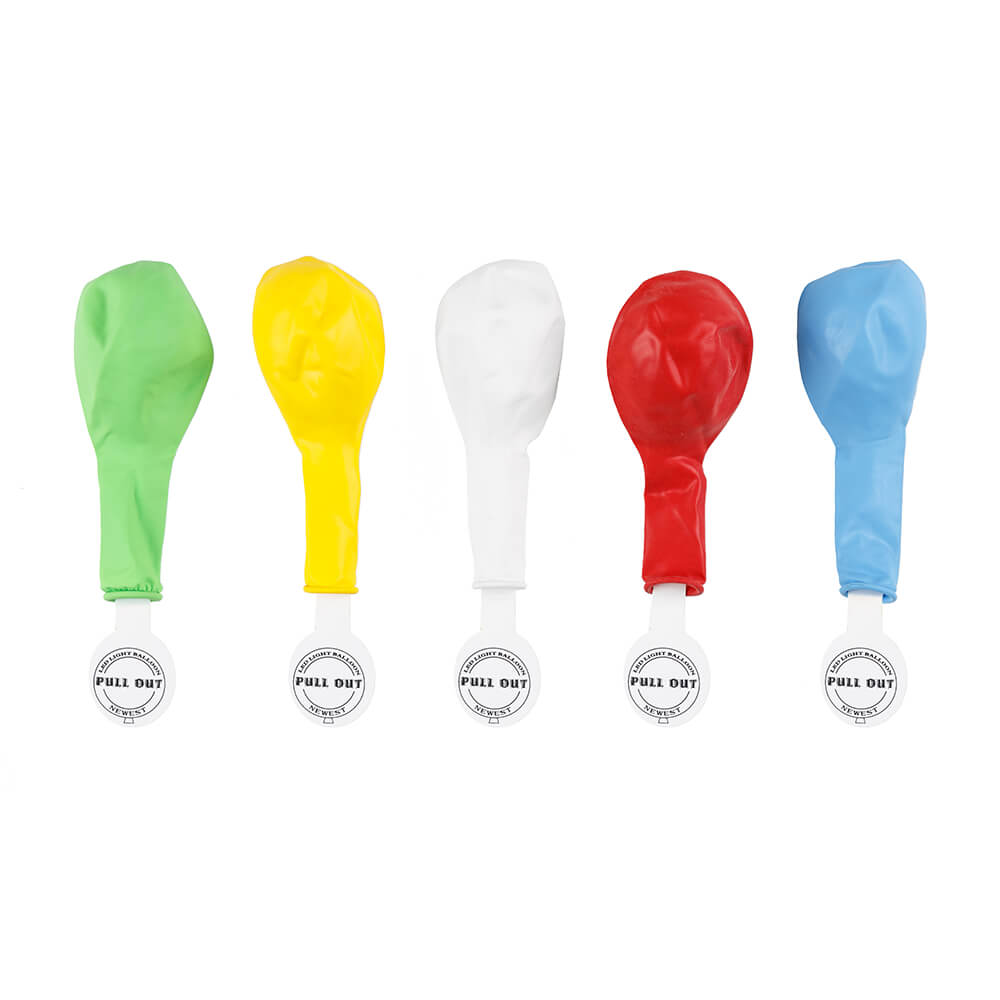 LED-Luftballons Farbmix, 5er Set