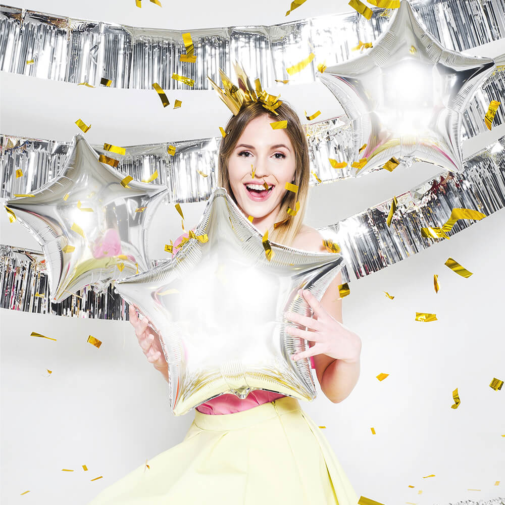Party Popper Goldmetallic Konfetti 80cm