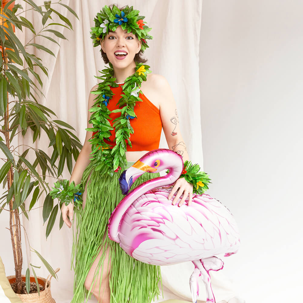 Hawaiirock Raffia, Grün