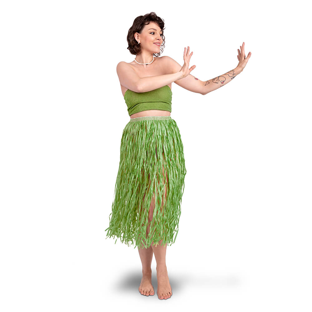 Hawaiirock Raffia, Grün