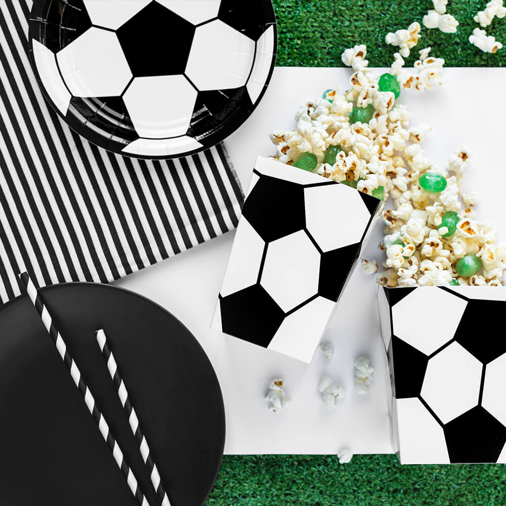 Partykoffer Fußball, für 6 Personen, 60 Teile