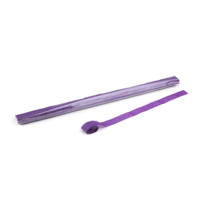 Streamer 10 m x 2,5 cm - Papier Lila - 20er Bag