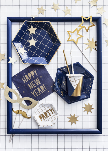 Foto Requisiten Mix, Gold - 8er set
