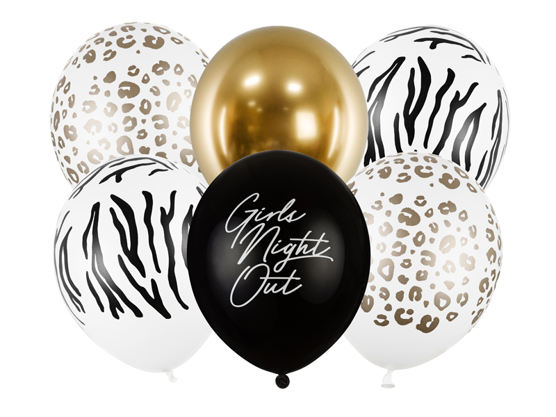 Luftballons Girls Night Out mix 30cm, 6 Stk