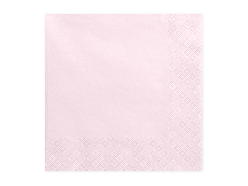 Servietten Puderrosa, 33x33 cm, 20 Stk.