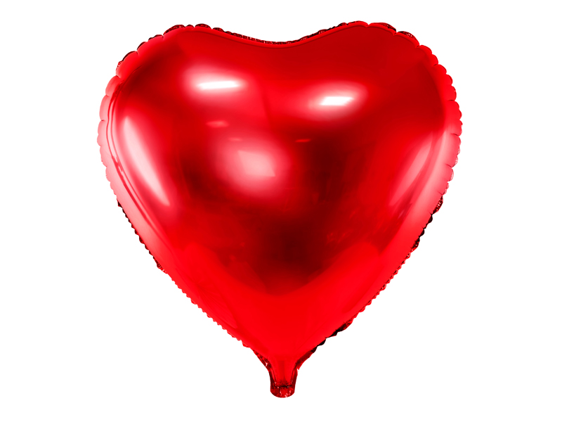 Folienballon Herz Rot, 61cm