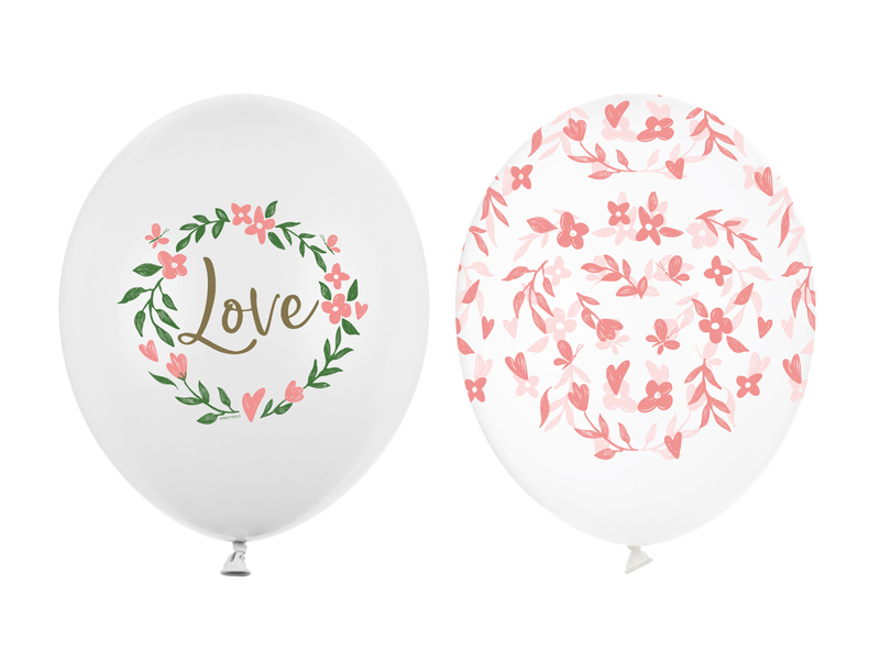 Luftballons "Love", Mix 30 cm, 50 Stk