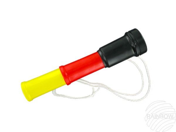 Air Blaster / Tröte schwarz rot gelb