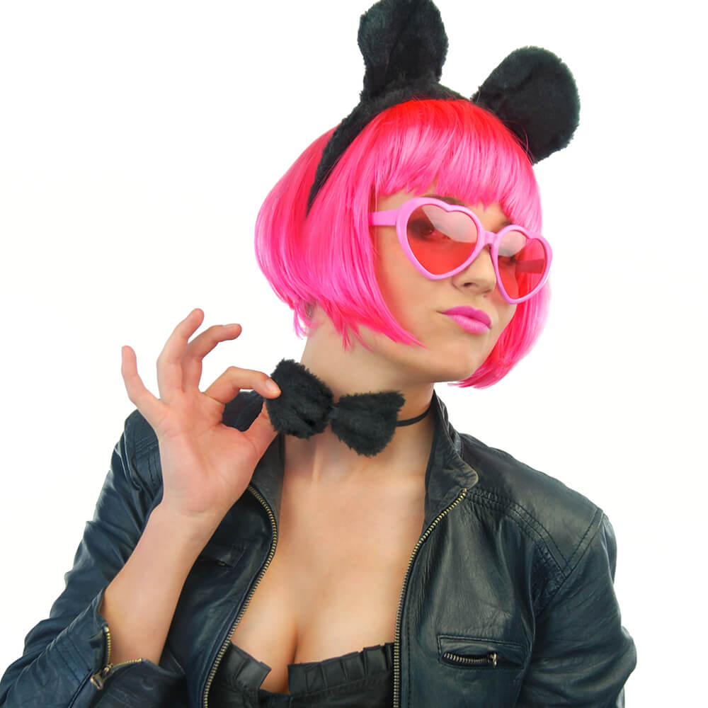 Brille Herzen, rosa