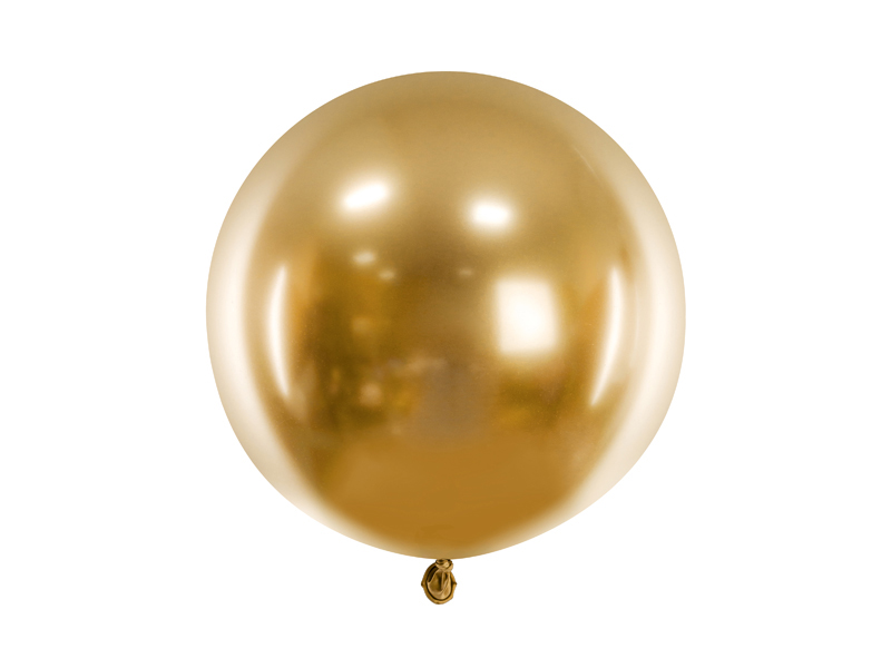 Rundballon Glossy Gold, 60 cm