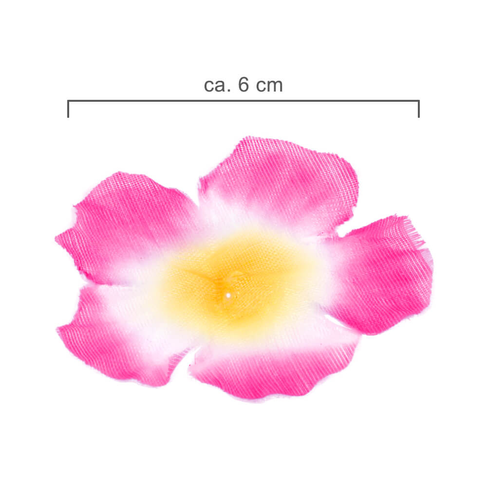 Blumenkette classic rosa-weiß gelb, Farbverlauf, Länge: ca. 100 cm