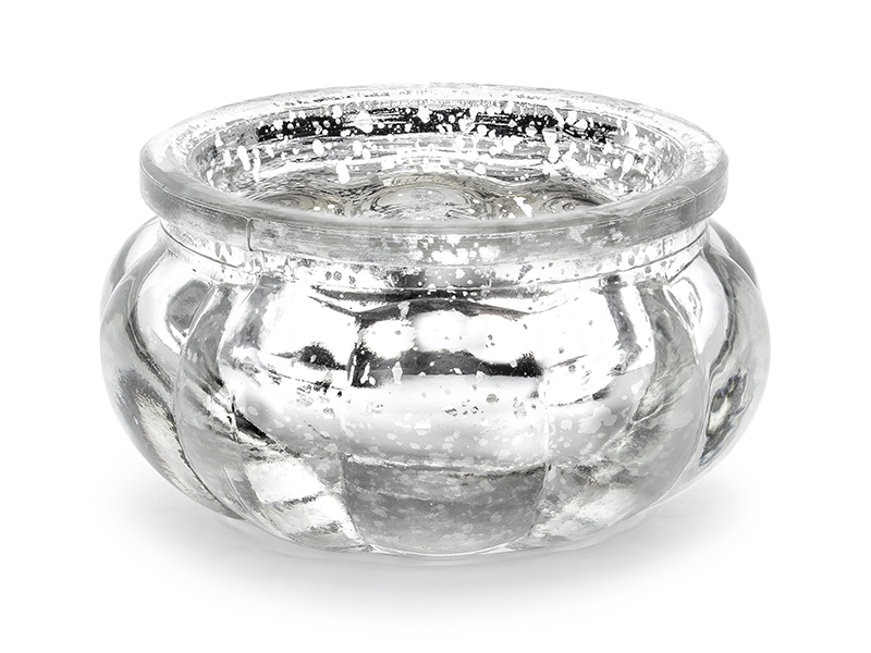 Kerzenhalter Silber, 3 cm - 4 Set